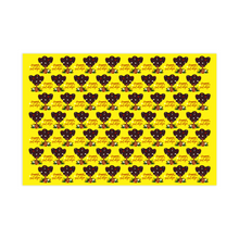 Load image into Gallery viewer, African American Flower Vibes - Happy Holidays Gift Wrapping Paper Roll Rectangle