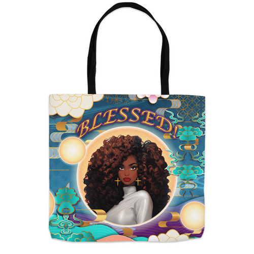 Blessed - African American Woman - Tote Bag