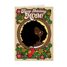 Load image into Gallery viewer, Laughing Pure Happiness - African American Mother's Day Cards (Yellow) Front