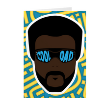 Load image into Gallery viewer, Cool Dad - African American Man - Father's Day Card  Front