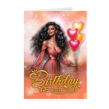 Load image into Gallery viewer, Birthday Bliss - Black Woman - African American Birthday Cards