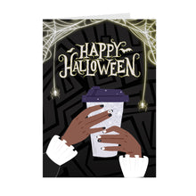 Load image into Gallery viewer, Nail Art Glow - Happy Halloween Greeting Cards Front