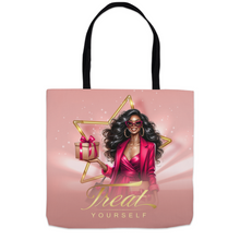 Load image into Gallery viewer, Fashionista - Treat Yourself Tote Bag (Pink) (1)
