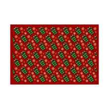 Load image into Gallery viewer, Family Friends Love Health Hope Faith - Gift Wrap Paper Roll (Red) 1