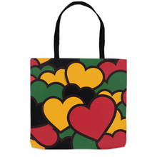 Load image into Gallery viewer, Heart Black is Beautiful - Tote Bags (1)