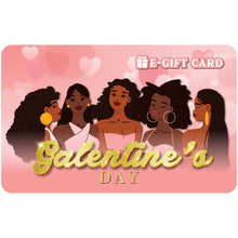 Load image into Gallery viewer, Black Stationery Galentine's E-Gift Card 04