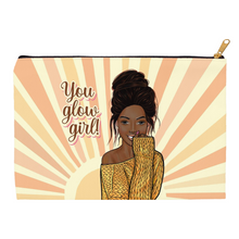 Load image into Gallery viewer, Sunshine You Glow Girl - African American Woman - Accessory Bag
