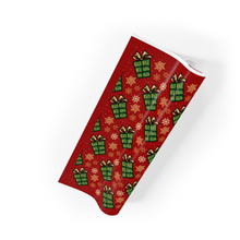 Load image into Gallery viewer, Family Friends Love Health Hope Faith - Gift Wrap Paper Roll (Red) Roll