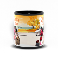 Load image into Gallery viewer, Best Friends Girls Trip - African American Women Travel - Black Coffee Mug Front