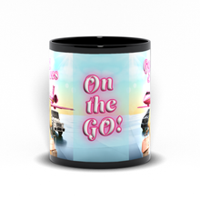 Load image into Gallery viewer, Jetsetter Going Places - African American Woman Traveling - Coffee Mugs 3