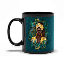Load image into Gallery viewer, Black Girl Magic Glow - African American Woman - Coffee Mugs 2