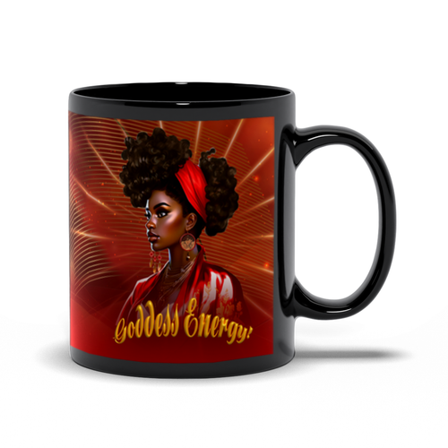 African American Goddess Energy Coffee Mug