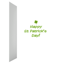 Load image into Gallery viewer, St. Patrick's Day - African-American Afro Woman - Greeting Card Inside Right Side
