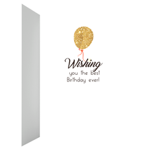 Load image into Gallery viewer, Birthday Girl Glow - African-American Woman - Greeting Card Inside Right