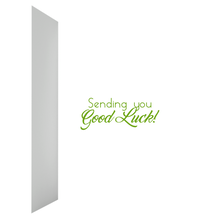Load image into Gallery viewer, Four Leaf Clover - Green & Gold - Happy St. Patrick's Day Greeting Card Inside Right Side