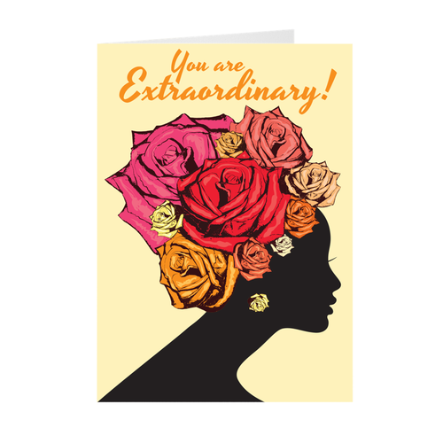 Extraordinary - African American Woman - Mother's Day Card