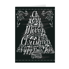 Load image into Gallery viewer, A Merry Christmas - Tree - Christmas Greeting Card Front