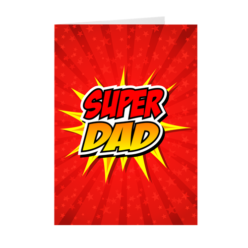 Super Dad - Father's Greeting Card