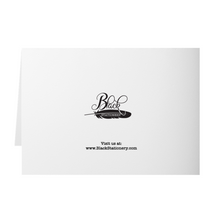 Load image into Gallery viewer, Beach Santa Claus Christmas Greeting Card Back