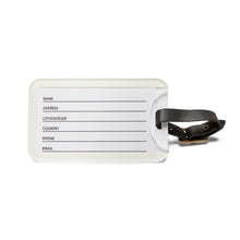 Load image into Gallery viewer, New International Luggage Tag Back View