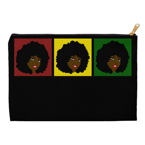 Afro - Black Stationery Pen/Pencil Bag