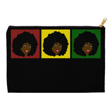 Load image into Gallery viewer, Afro - Black Stationery Pen/Pencil Bag (2)