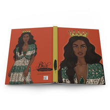 Load image into Gallery viewer, Intuition - African American Princess Hardcover Journal Front & Back