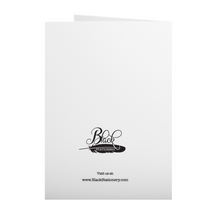 Load image into Gallery viewer, Taking Big Steps - Congratulations - African American Greeting Cards Back