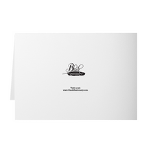 Load image into Gallery viewer, Gold - Animal Garden Roses Thank You Cards Back