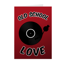 Load image into Gallery viewer, Record Player - Old School Love - Valentine's Day Cards Front