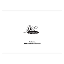 Load image into Gallery viewer, Blue - Butterfly Thank You Card Back