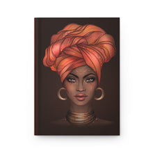 Load image into Gallery viewer, African American Queen Turban Hardcover Journal Front (2)