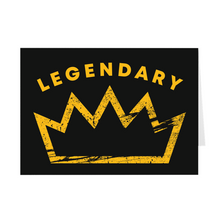 Load image into Gallery viewer, Legendary – Black Stationery Father’s Day Cards Front