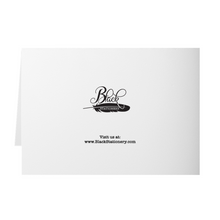 Load image into Gallery viewer, Legendary – Black Stationery Father’s Day Cards Back