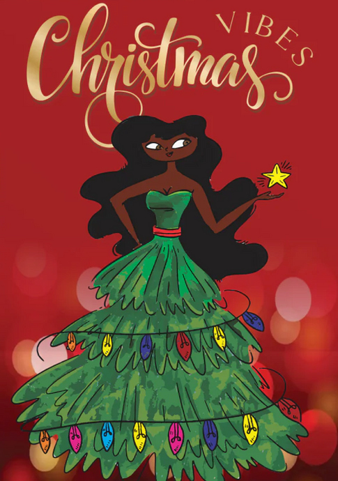 Sending Holiday Cheer: Black Stationery African American Christmas Gift Shop!
