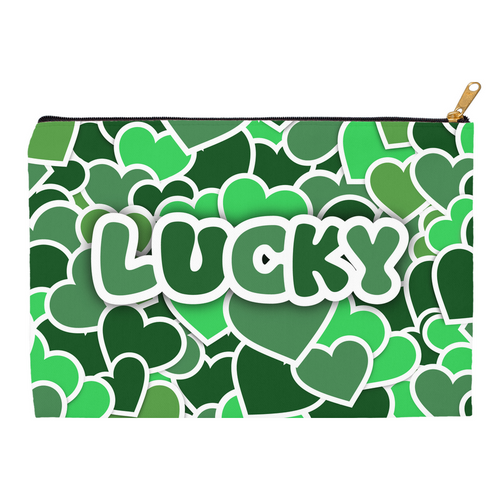 Lucky Heart - Black Stationery Accessories Bag (1)