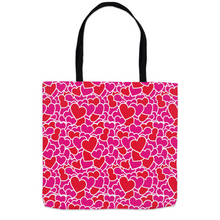 Load image into Gallery viewer, Small Hearts - Heart to Heart - Tote Bags (1)