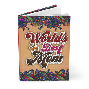 World's Best Mom Hardcover Journal - Colorful Floral Design for Mother's Day & Gifts Slightly Opened