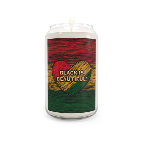 Heart Loving Vibes - Black is Beautiful Scented Candle, 13.75oz
