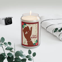 Load image into Gallery viewer, Holiday Nail Art Soy Candle — &quot;Happy Holidays&quot; Scented 13.75oz