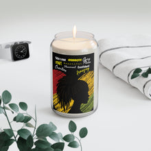 Load image into Gallery viewer, Africa Smart Confident Blessed - Black Woman - Scented Candle, 13.75oz with Sample Background