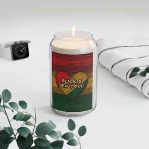 Heart Loving Vibes - Black is Beautiful Scented Candle, 13.75oz