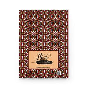 Boho Chic Hardcover Journal - Unique Patterned Afrocentric Notebook for Creative Souls
