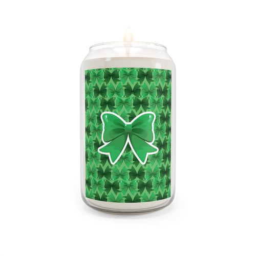 Green Ribbon Scented Candle, 13.75oz (1)