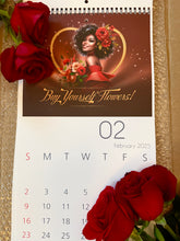 Load image into Gallery viewer, 2025 Black Stationery African American Wall Calendar - MANIFEST!