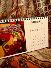 Load image into Gallery viewer, 2026 Black Stationery African American Calendar - SHINE! (Desktop Size) mock Up Calendar closer frontview