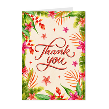 Load image into Gallery viewer, Summer Floral - Thank You Greeting Card - Colorful Flowers - Gratitude