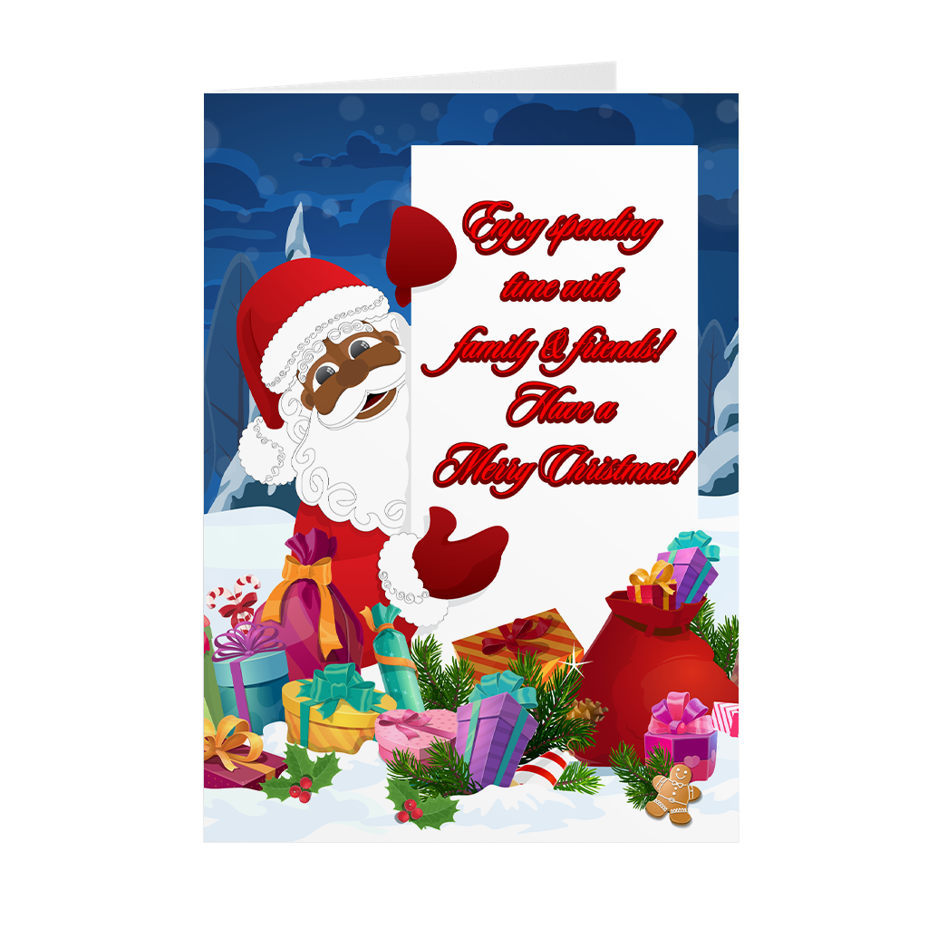 Prntable Chrstmas Cards For Famly And Frends | Wnter Wonderland