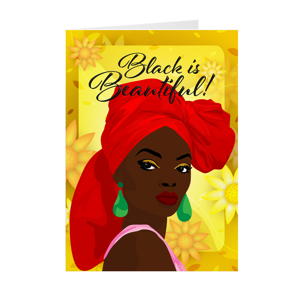 Uplifting Vibes - Black is Beautiful - African American Greeting Cards ...