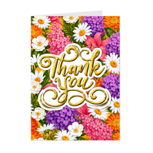 Load image into Gallery viewer, Hydrangeas - Colorful Flowers - Thank You Greeting Card - Gratitude